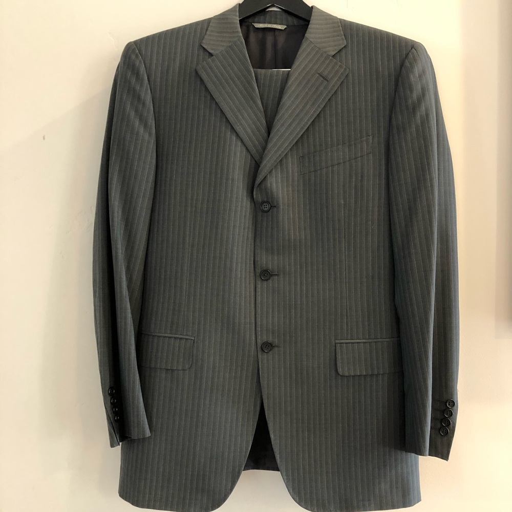 Canali Grey Pinstripe Suit